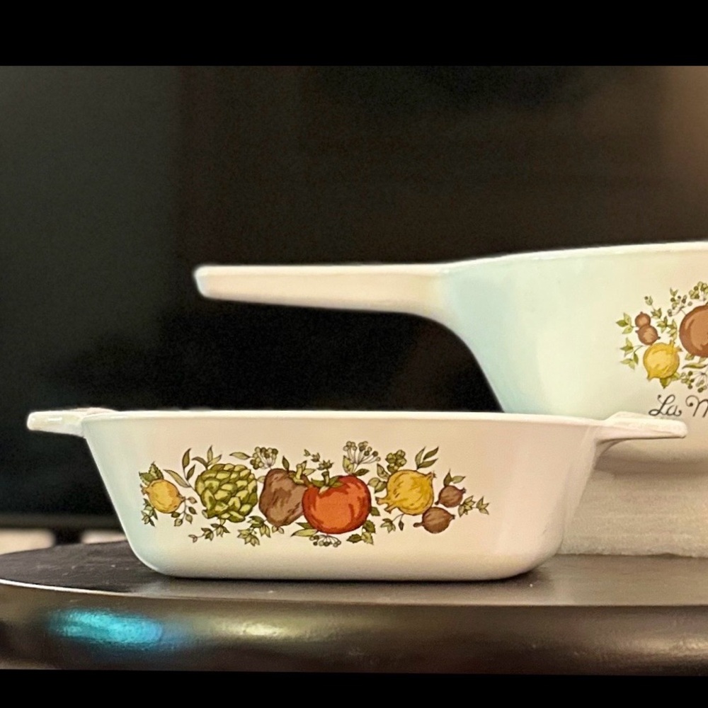 Vintage Spice of Life Corning Ware Mini Casserole Dish P-41-B